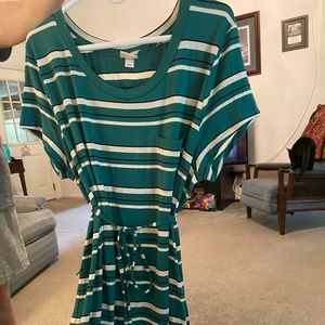 Striped tshirt dress